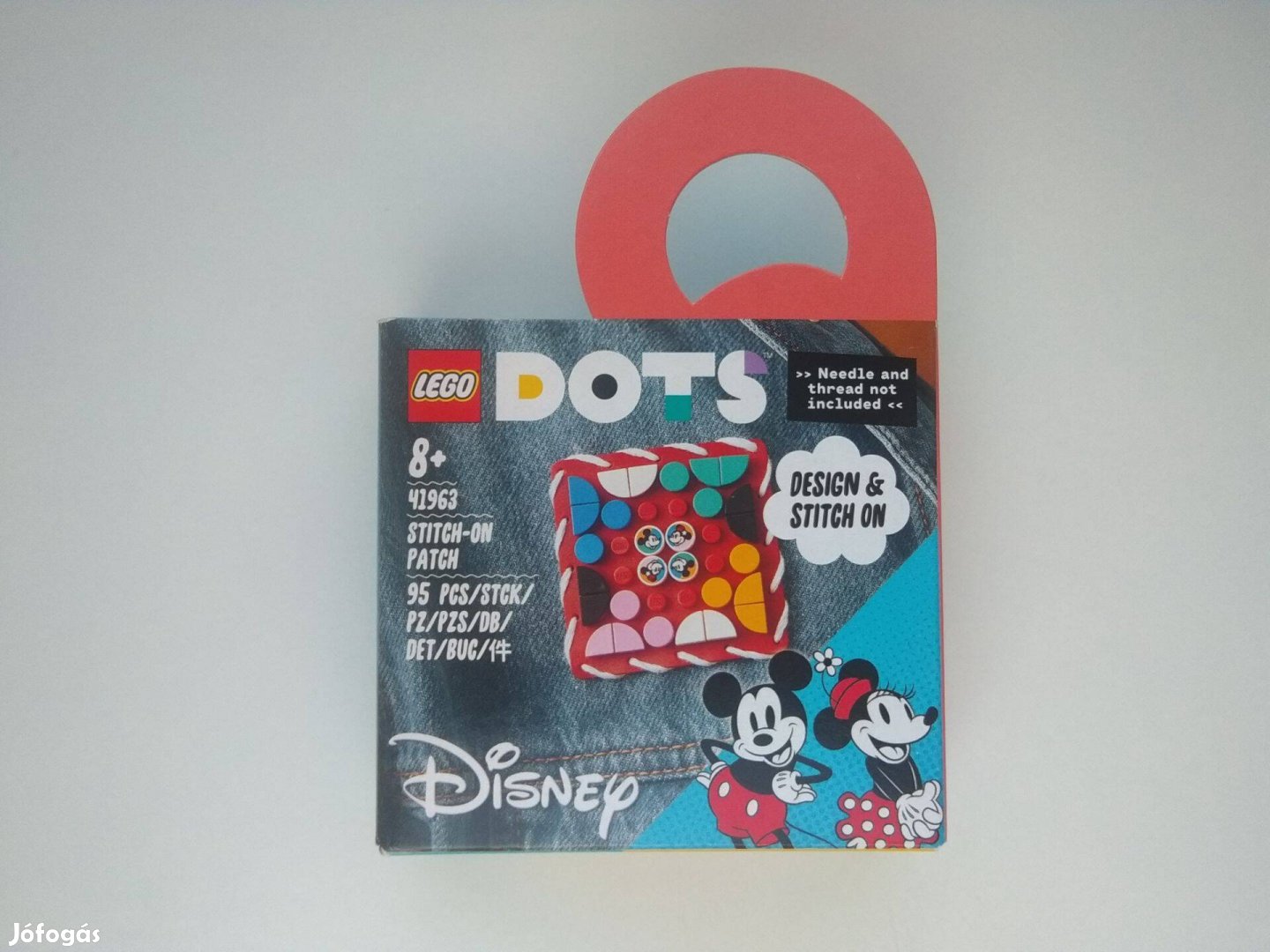 Lego Dots Disney Mickey Mouse & Minnie Mouse Stitch-on Patch 41963