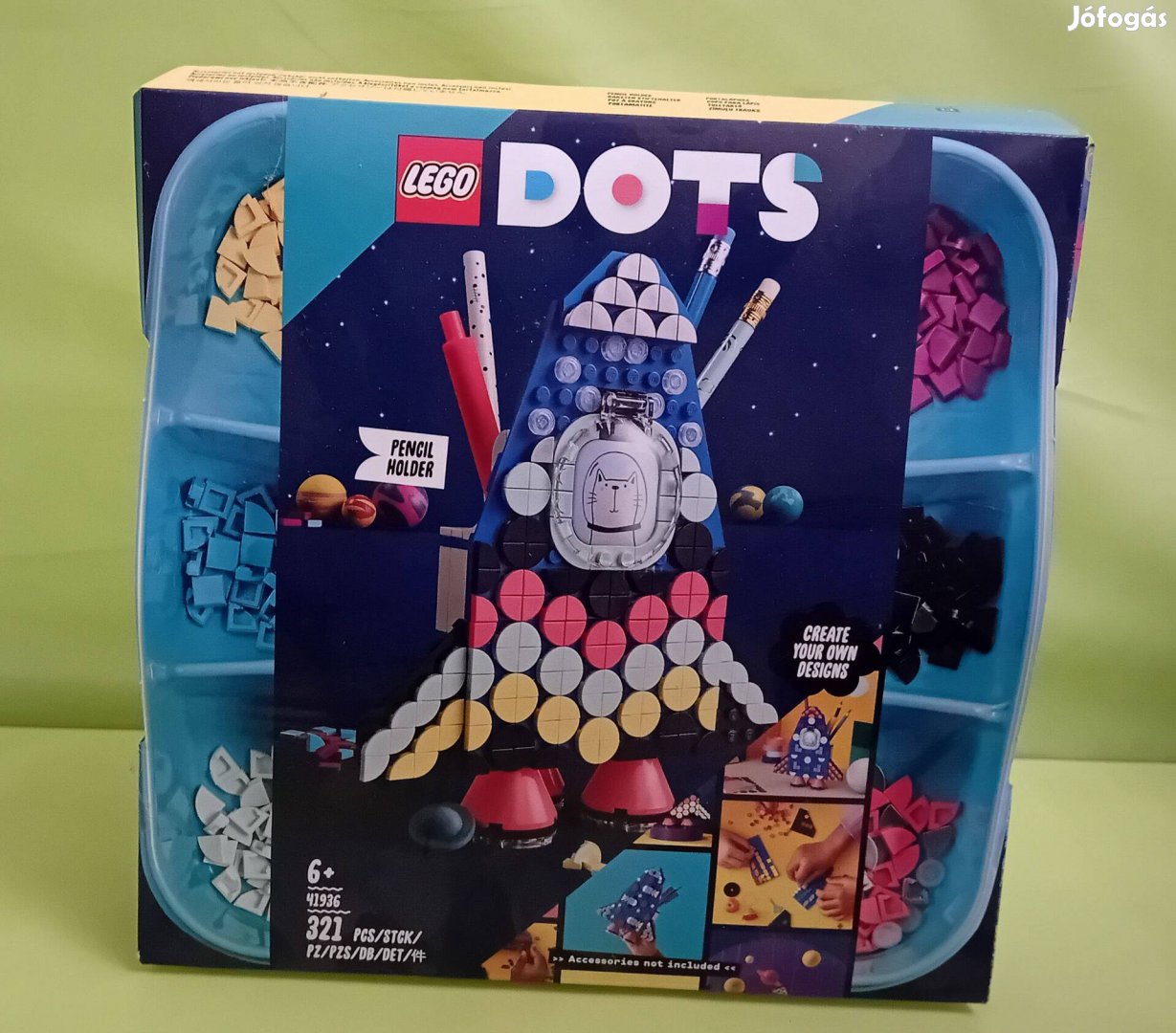 Lego Dots űrhajó tolltartó készlet (bontatlan)