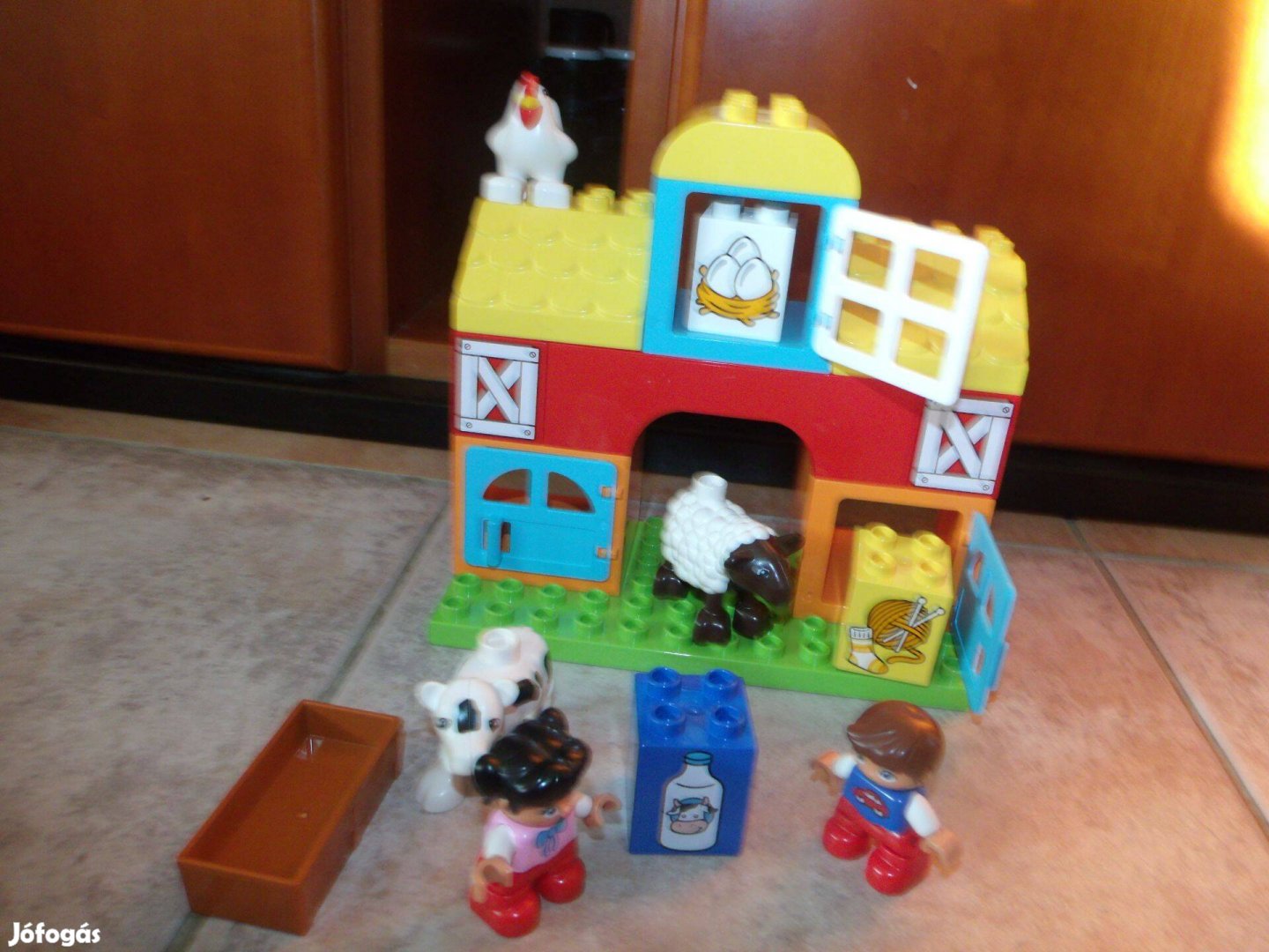 Lego Duplo 10617 Első farmom újszerű ház farm boci tyúk tojás bárány
