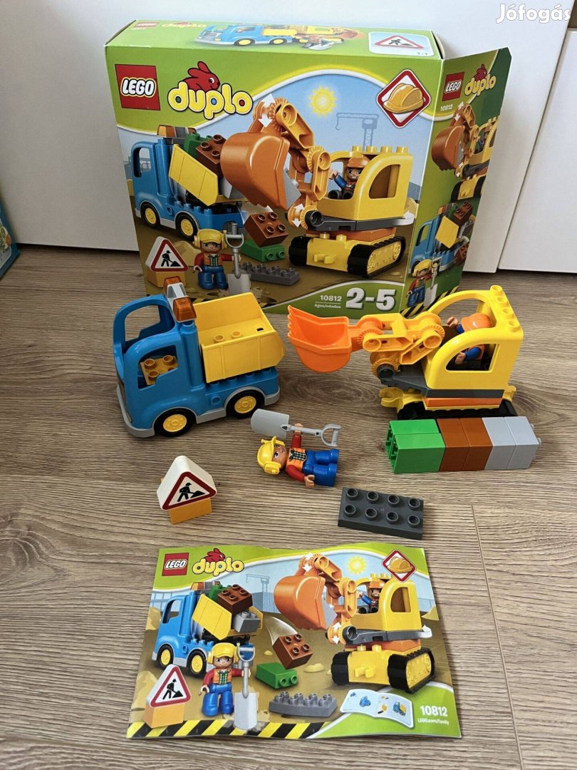 Lego Duplo 10812 Építkezés dobozával leírással