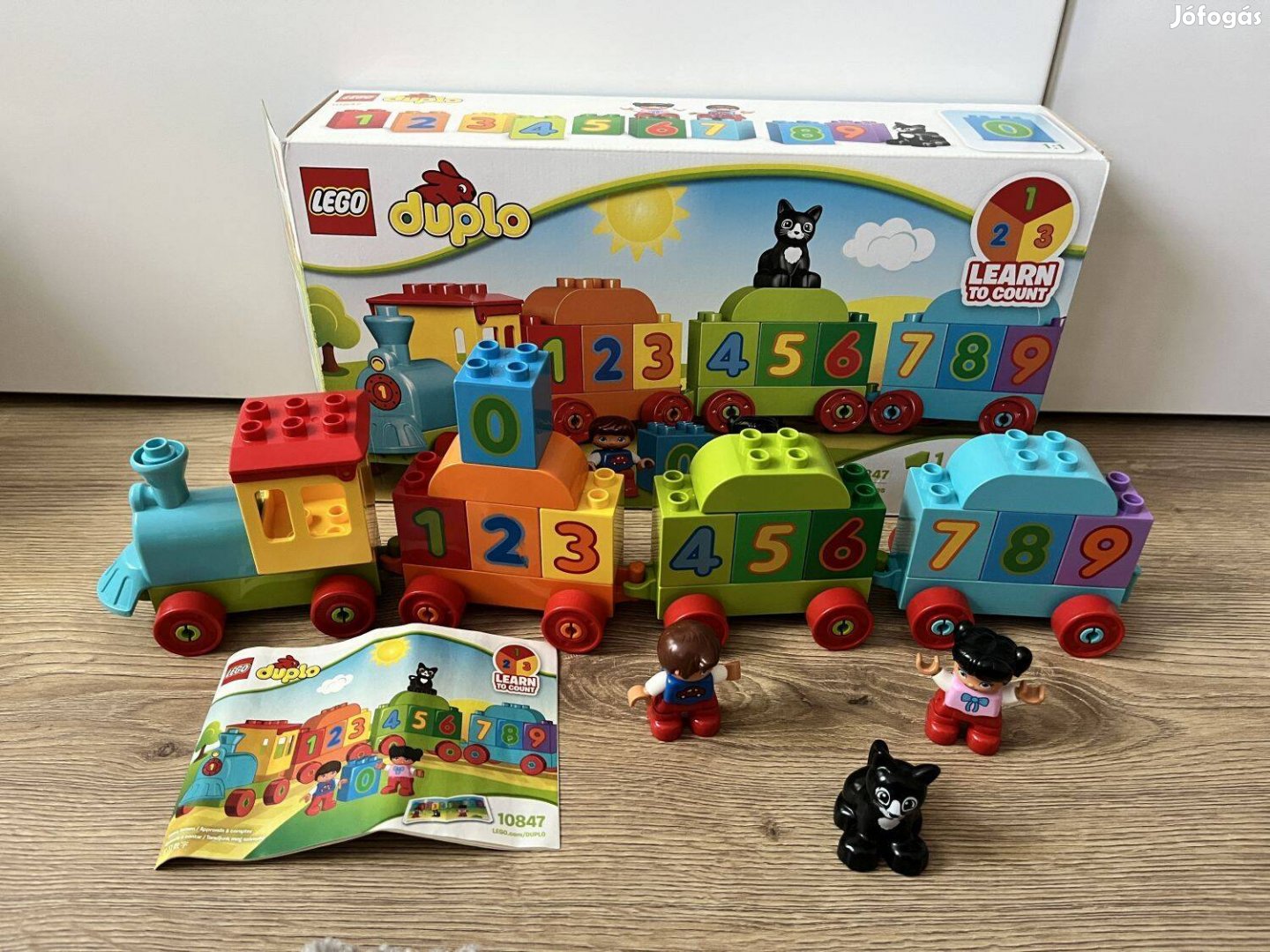 Lego Duplo 10847 Vonat dobozával leírással