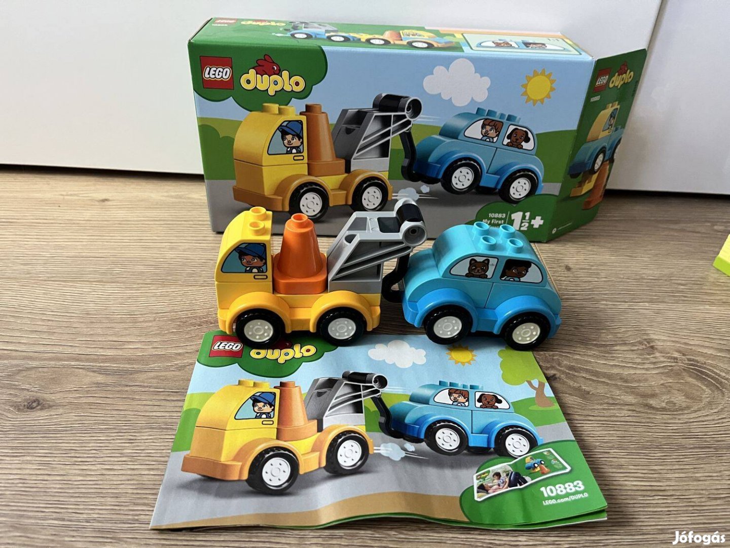 Lego Duplo 10883 trailer dobozával leírással
