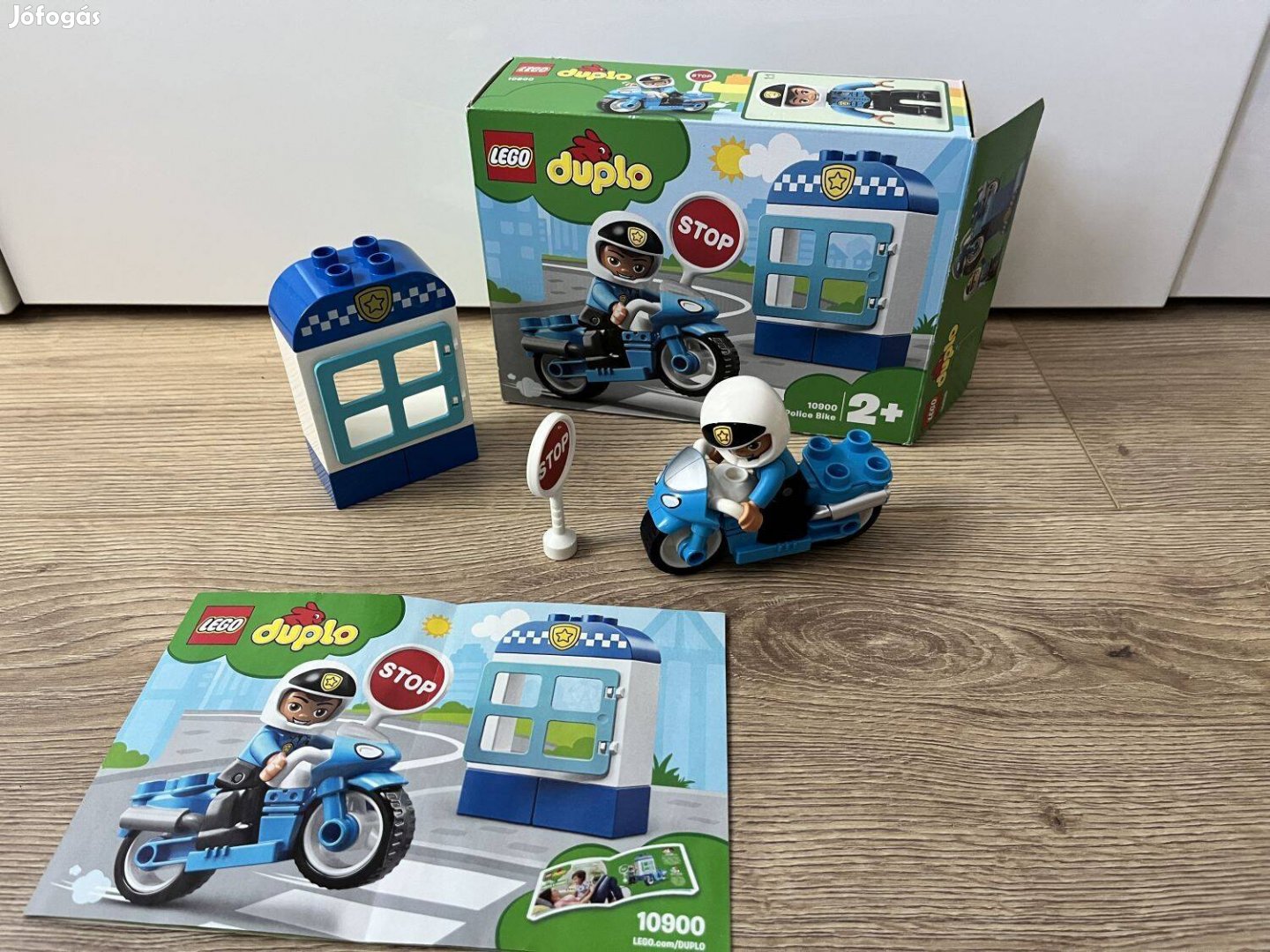 Lego Duplo 10900 motoros rendőr dobozával leírással