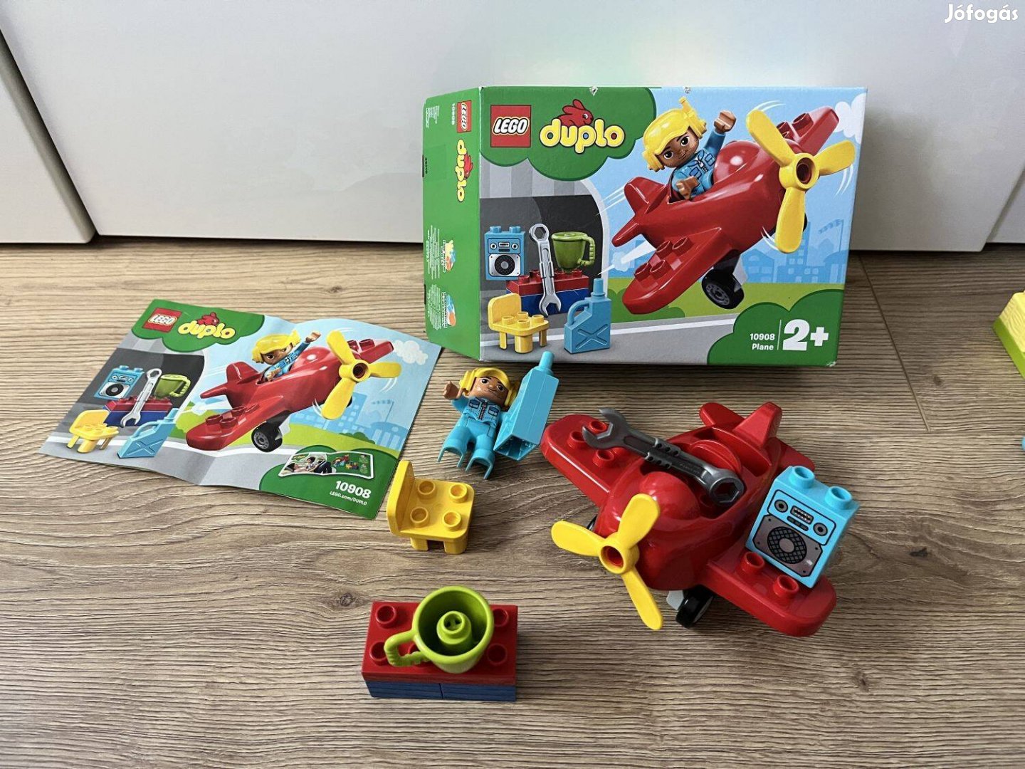 Lego Duplo 10908 repülőgép dobozával leírással
