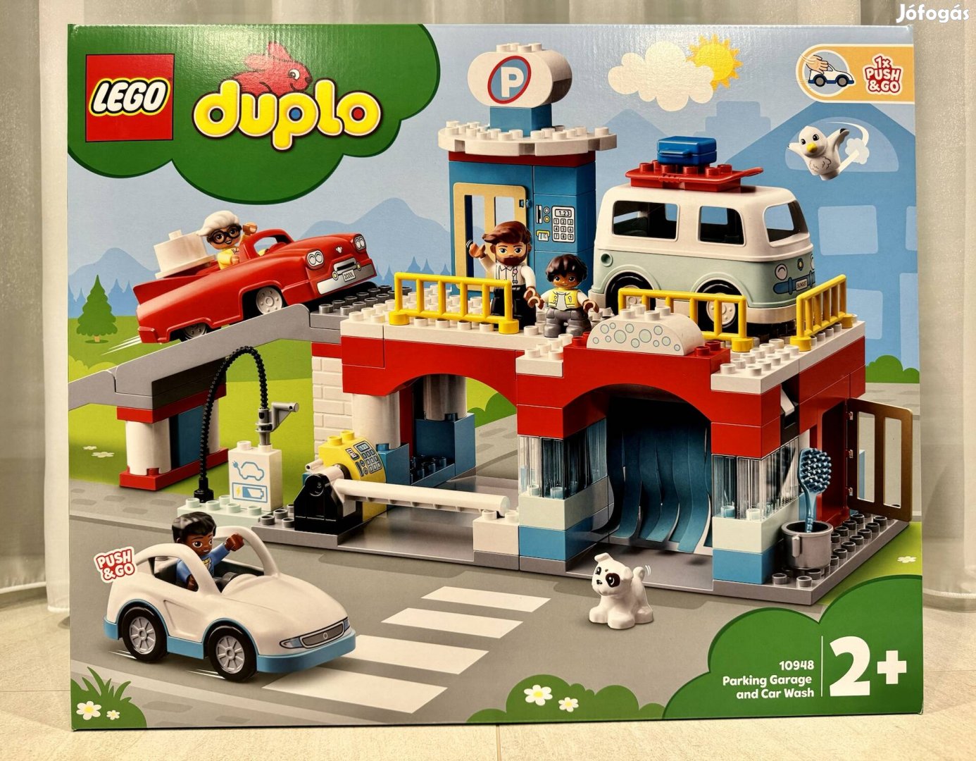 Lego Duplo 10948 Parkolóház és autómosó Új Bontatlan