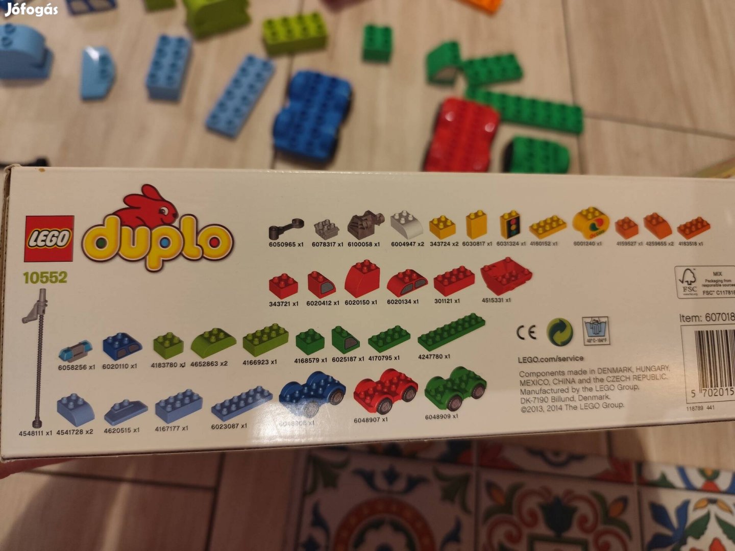 Lego Duplo 1552-es járműves készlet 