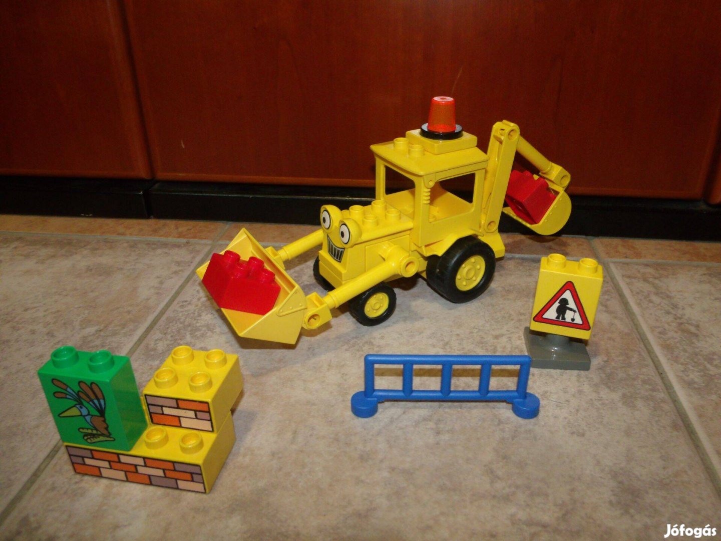 Lego Duplo 3272 Márkus az úton Bob mester Scoop traktor munkagép