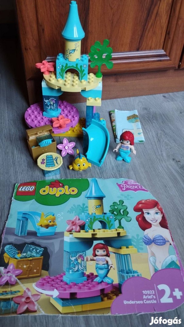 Lego Duplo Ariel kastély teljes doboz nélkül