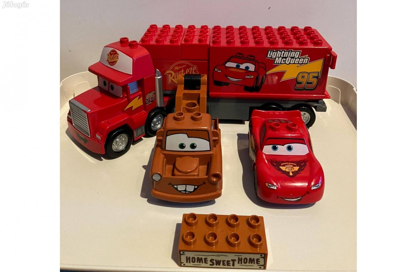 Lego Duplo Mack kamion + Matuka + Villám Mcqueen