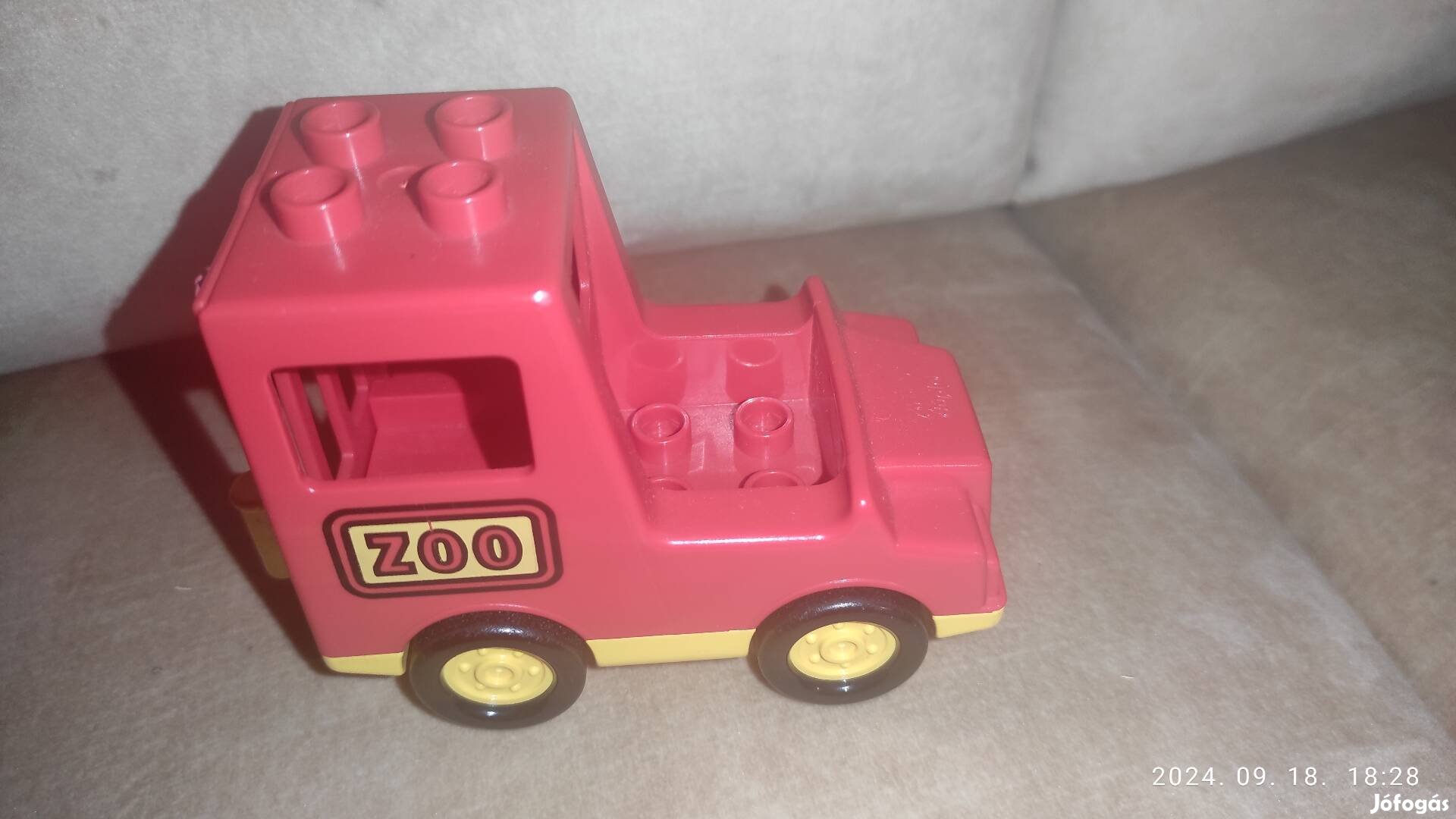 Lego Duplo Zoo autó, vintage