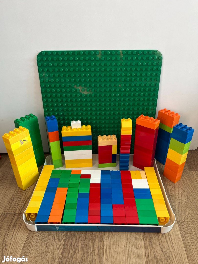 Lego Duplo alaplap + 200 db kompatibilis kocka