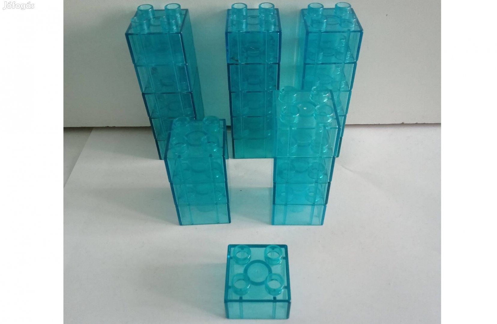 Lego Duplo átlátszó kocka, 2x2