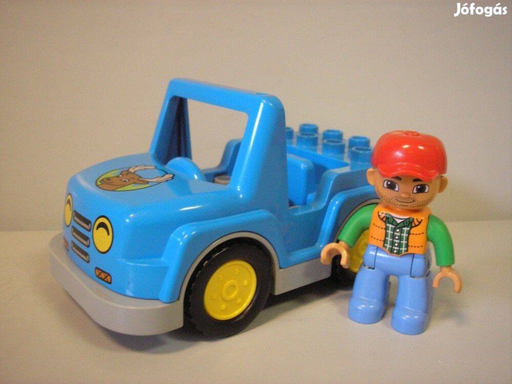 Lego Duplo autó + ajándék figura 10584 készletből