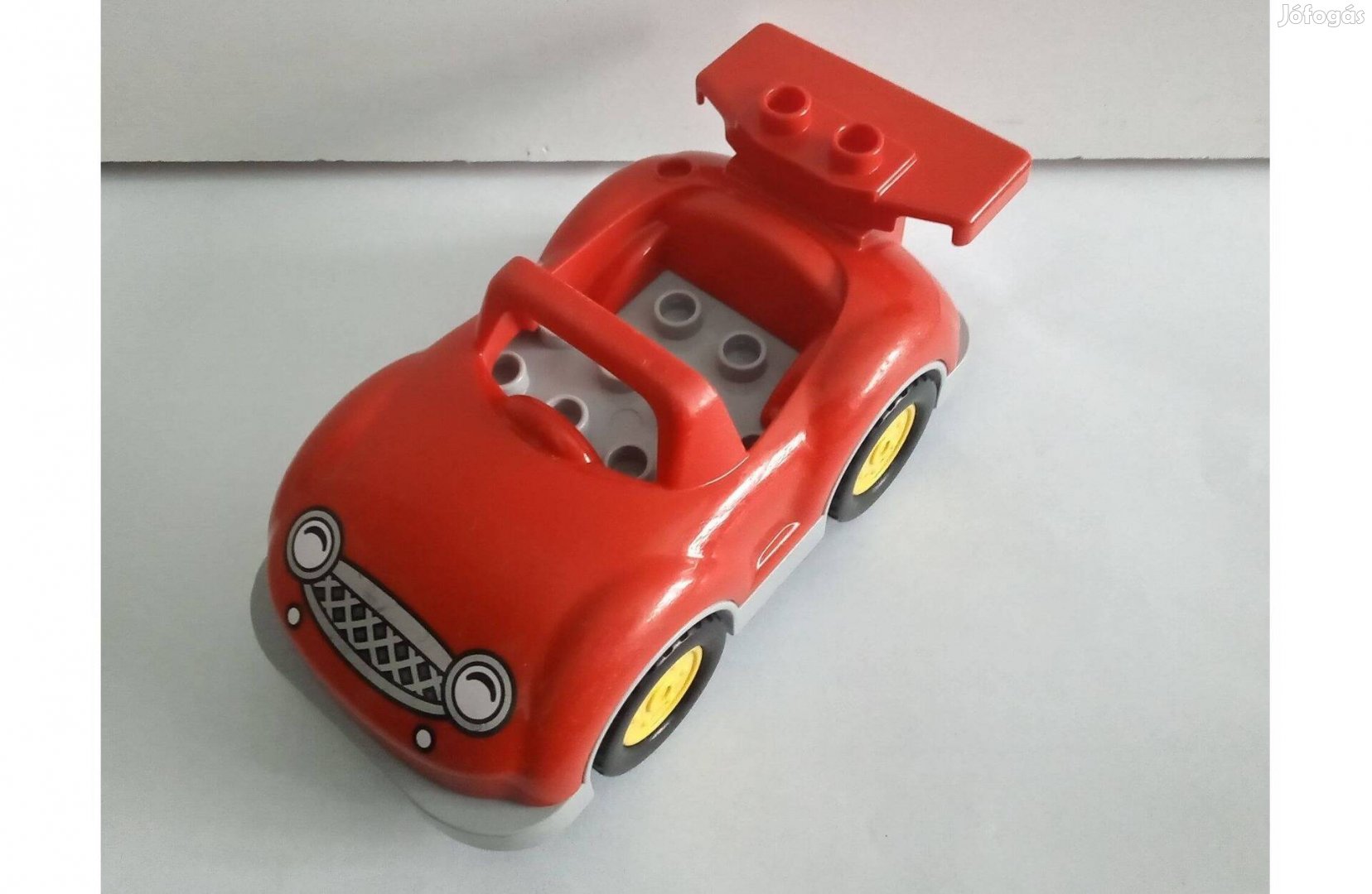 Lego Duplo autó, piros kabrió