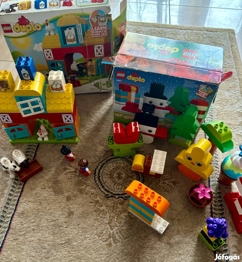 Lego Duplo csomag 10617 első farm+10817 kreatív láda