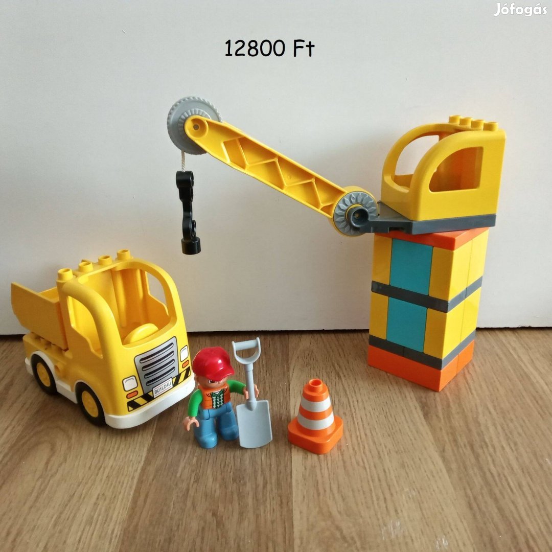 Lego Duplo daru + teherautó / munkagépek