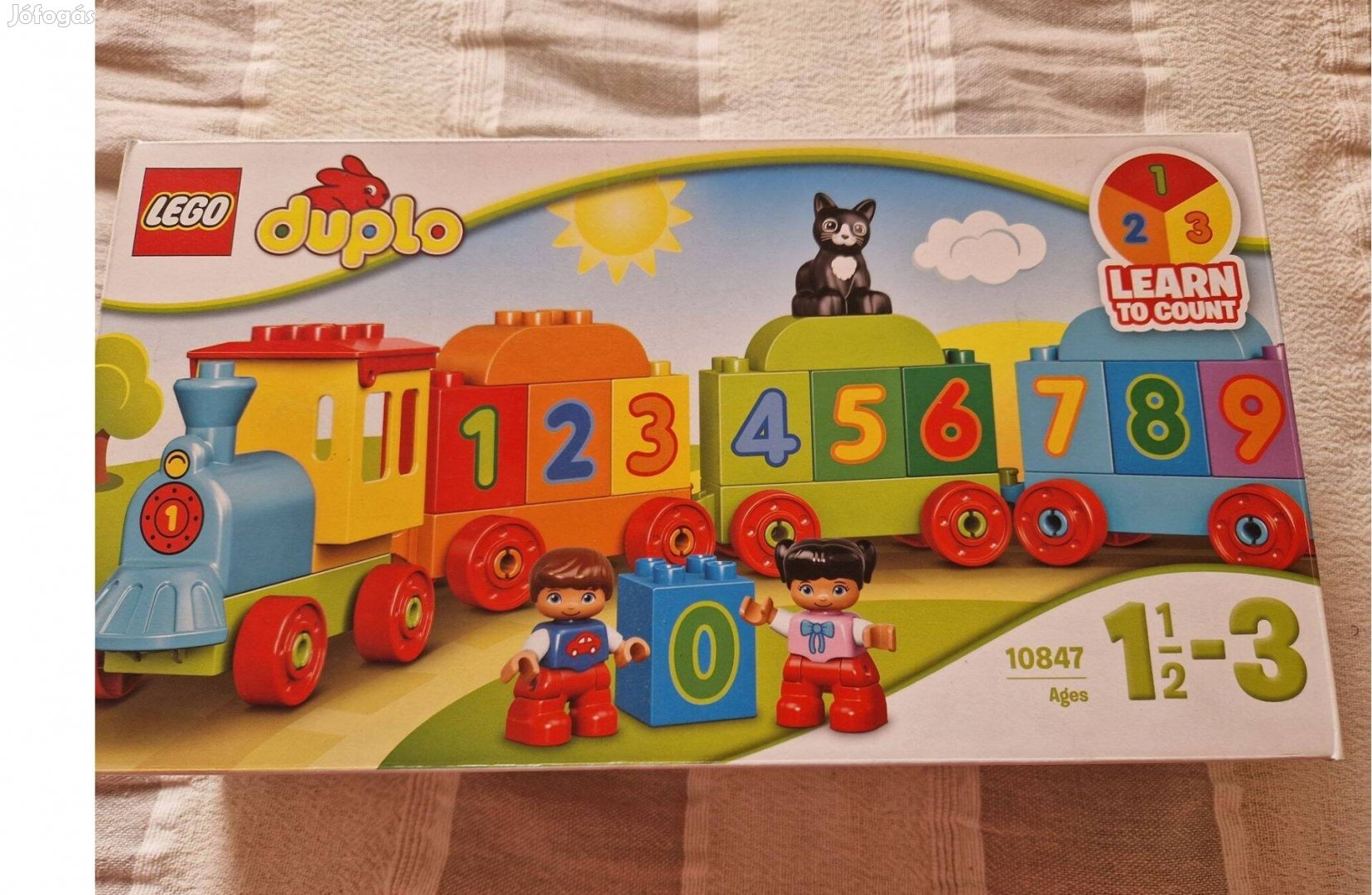 Lego Duplo eredeti dobozában: Számvonat