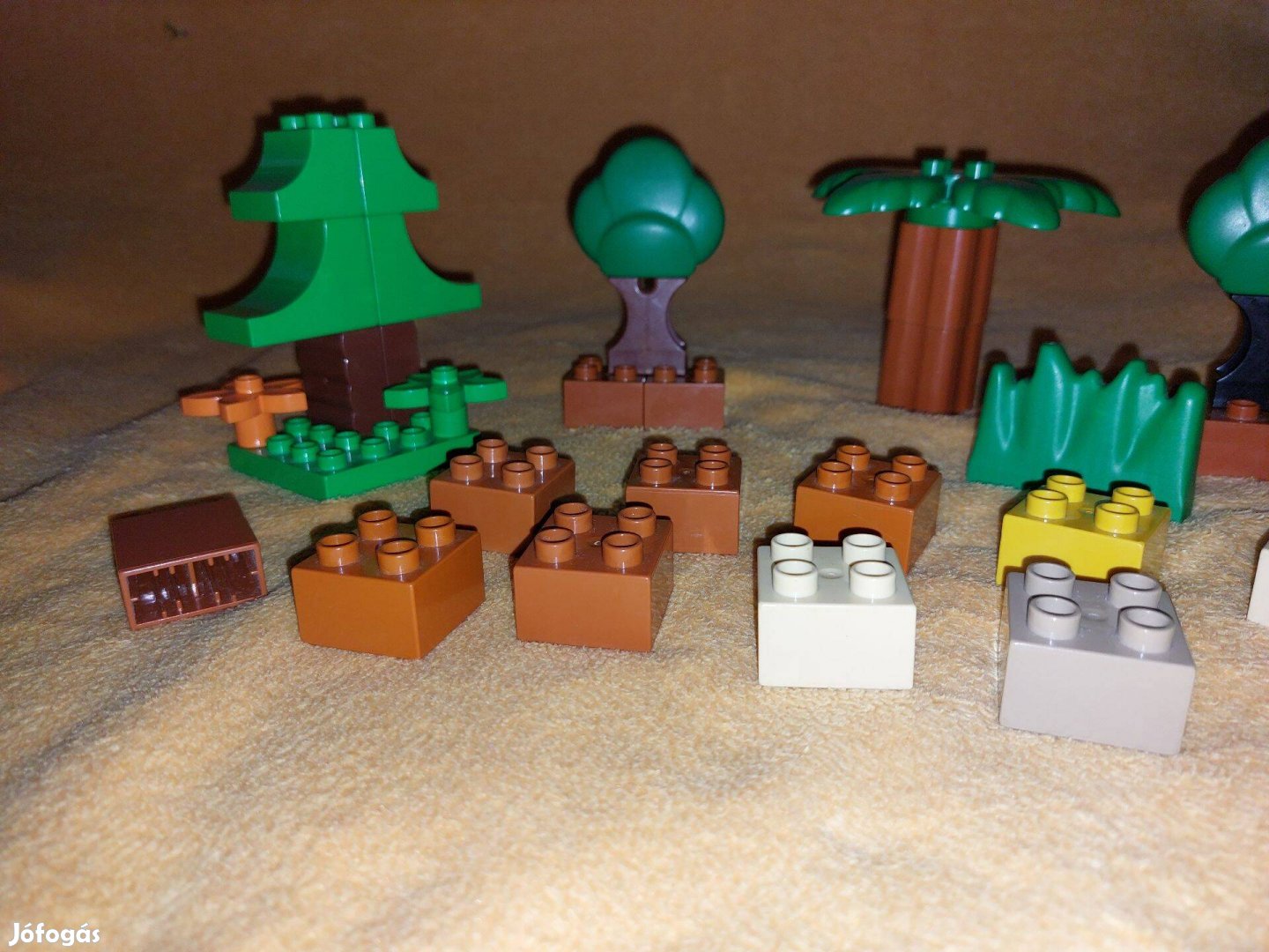 Lego Duplo fa, bokor, fenyő, pálma