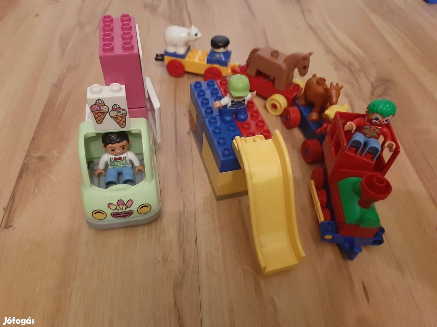 Lego Duplo fagyis, vonat bohóccal és állatokkal