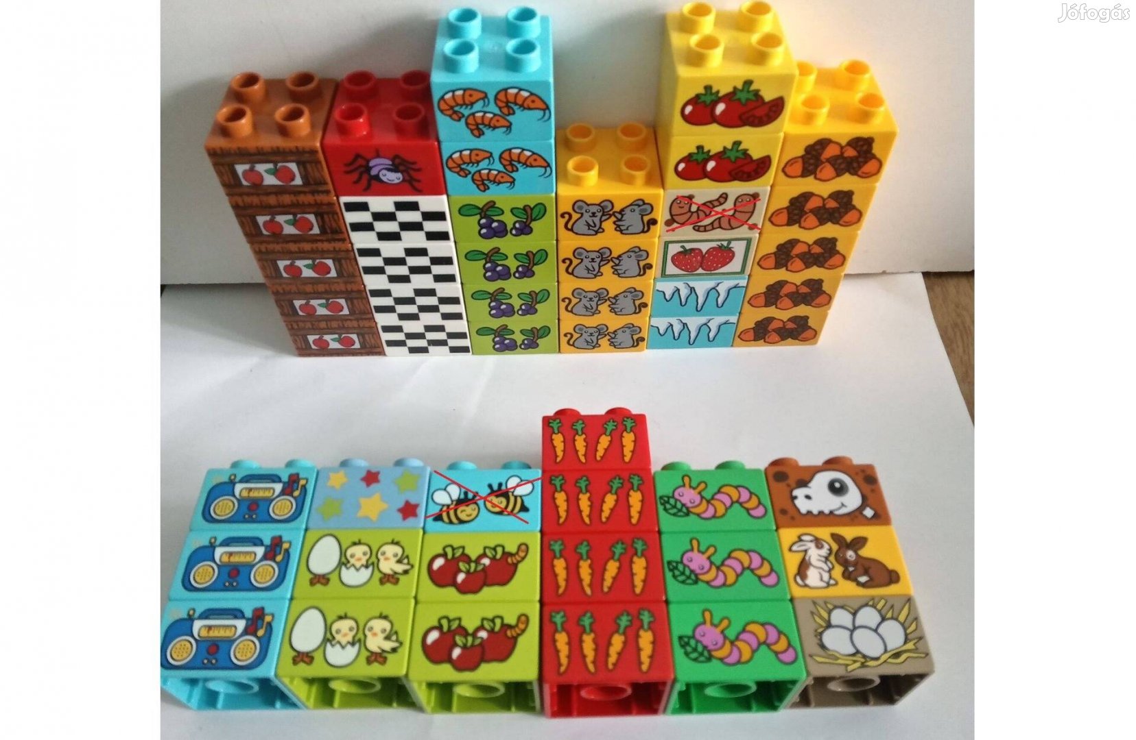 Lego Duplo képes / mintás kockák