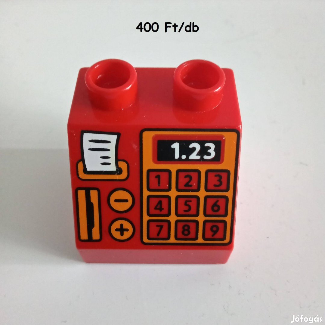 Lego Duplo képes kocka - pénztárgép