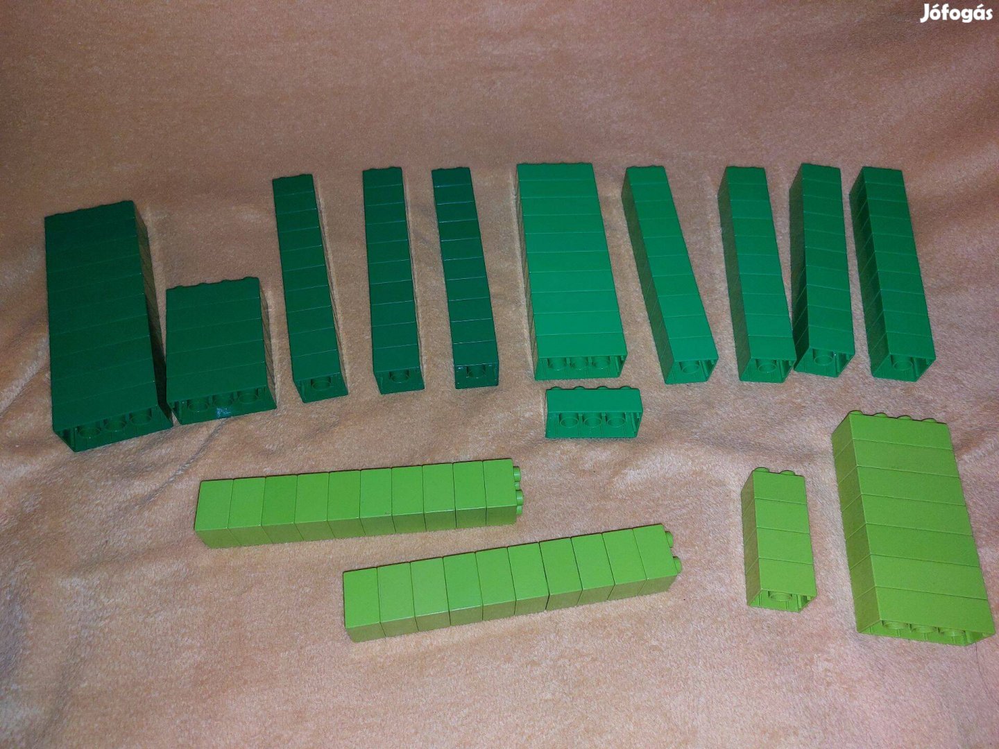 Lego Duplo kockacsomag zöld 127 db-os