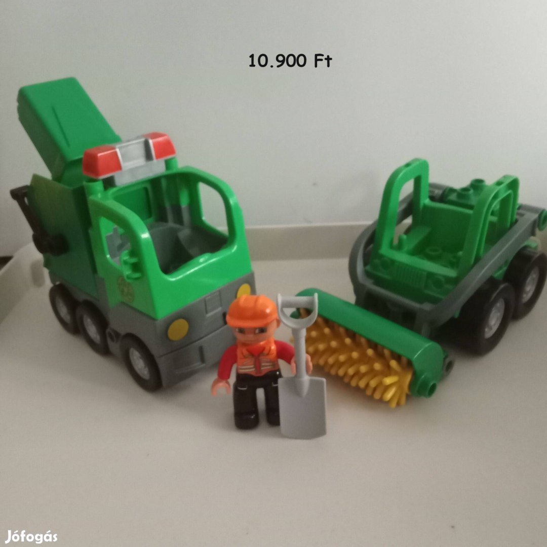 Lego Duplo kukásautó + úttisztító
