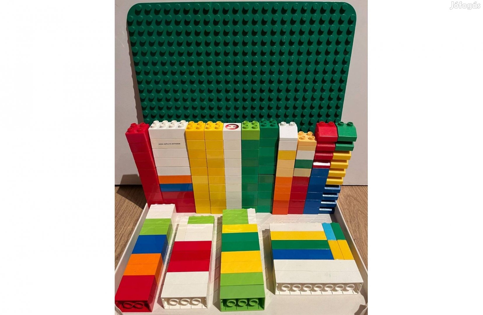 Lego Duplo nagy zöld alaplap + 150 db kompatibilis kocka