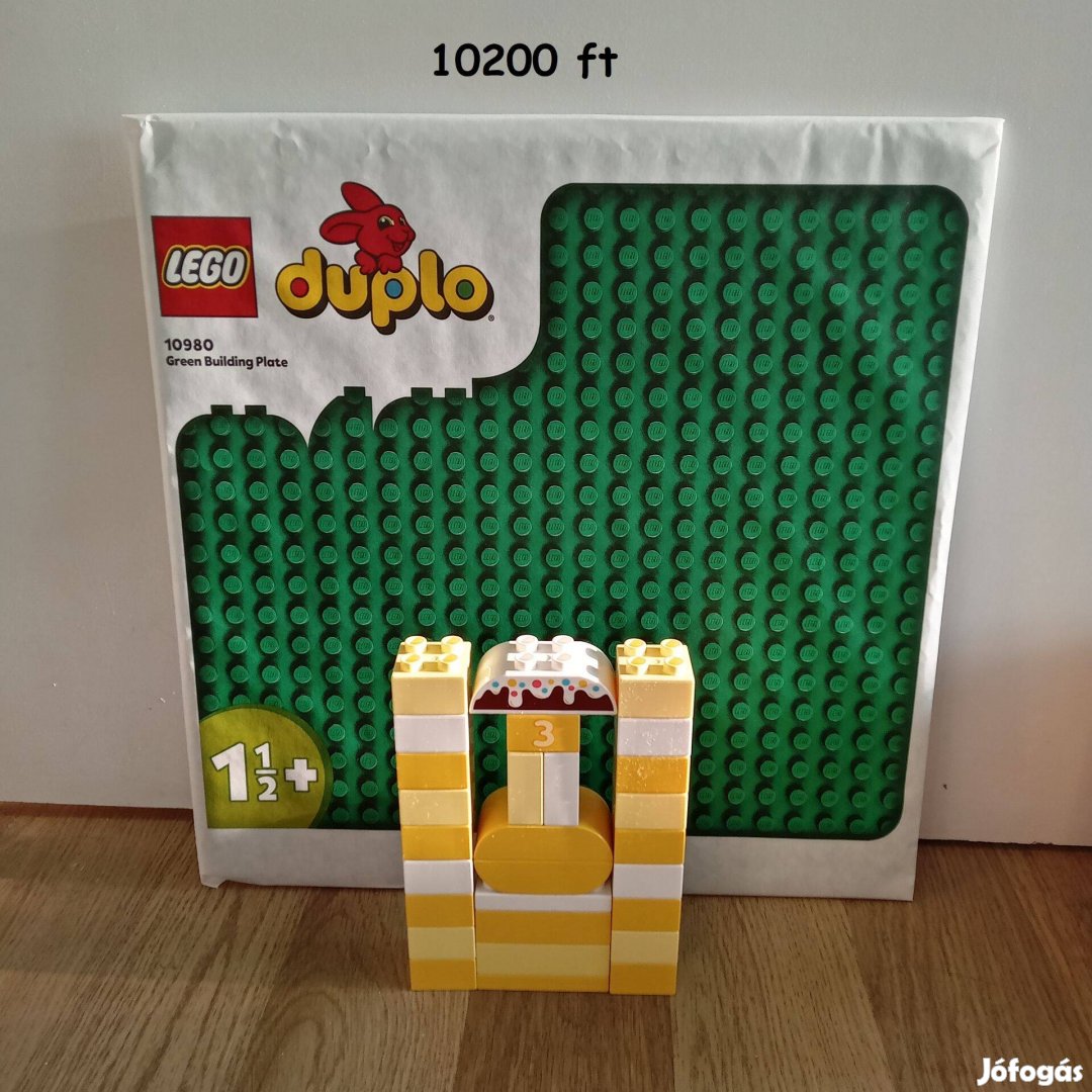 Lego Duplo nagy zöld alaplap + kockacsomag, Új