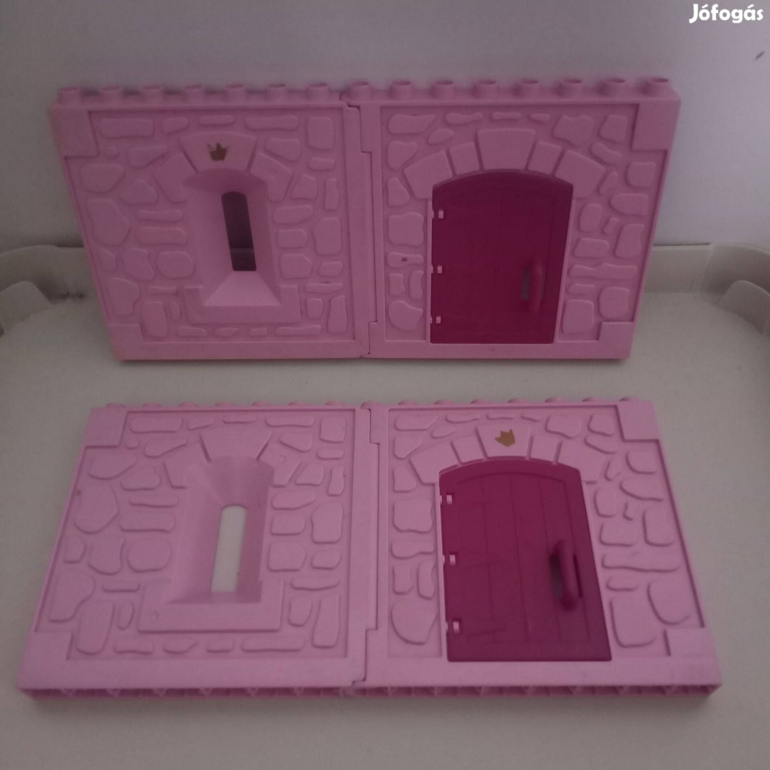 Lego Duplo rózsaszín fal / várfal