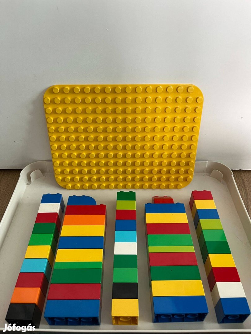 Lego Duplo sárga alaplap + kockacsomag