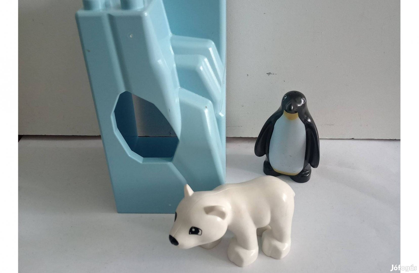 Lego Duplo sarkvidéki állatok / pingvin + jegesmedve + szikla