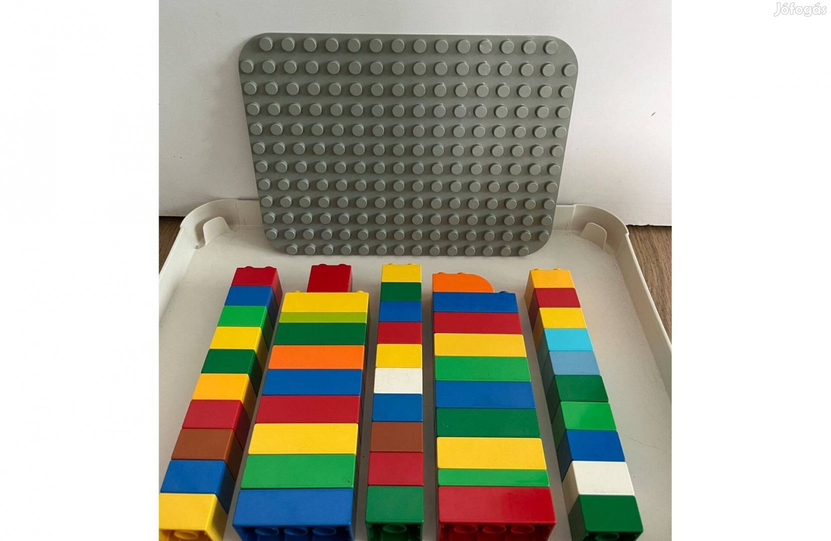 Lego Duplo szürke alaplap kockacsomag