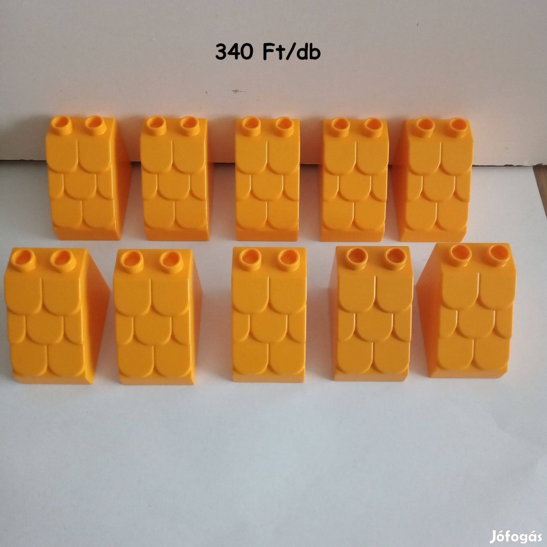 Lego Duplo tető elem, sárga