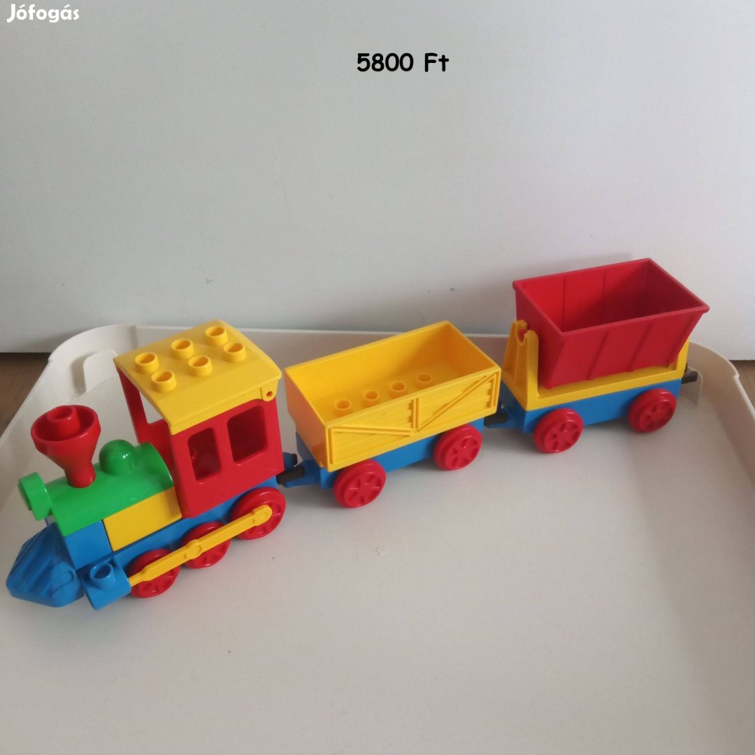 Lego Duplo tologatós vonat 2 vagonnal