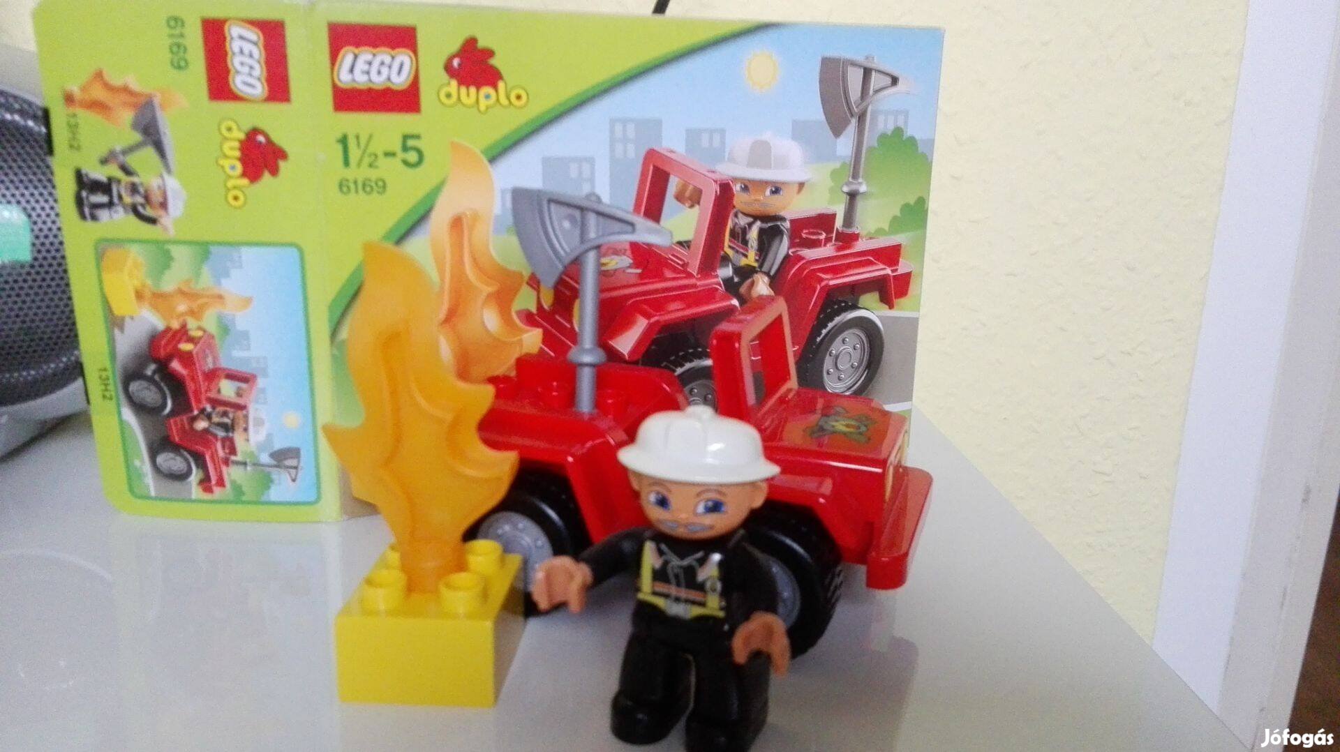 Lego Duplo tűzoltó parancsnok saját dobozában újszerű