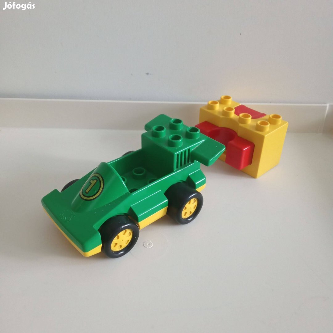 Lego Duplo versenyautó + kilövő