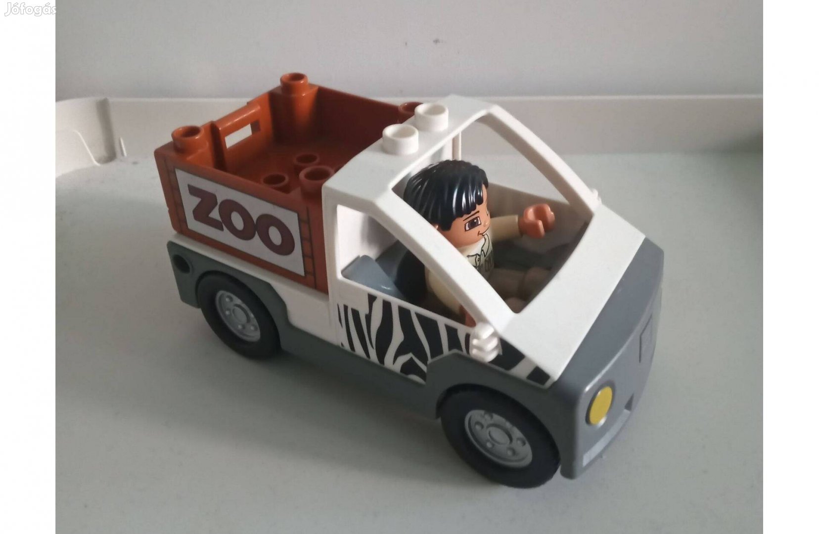 Lego Duplo zoo / állatkerti szállító autó + állatkerti gondozó figura