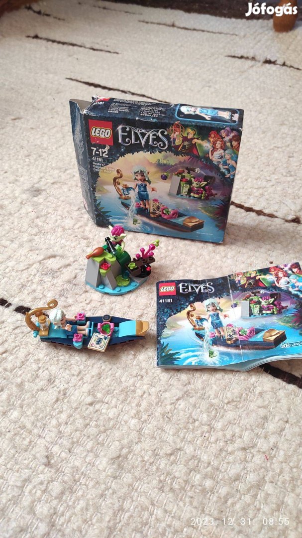 Lego Elves 41181 Naida gondolája és a tolvaj manó (2017 kiadás)