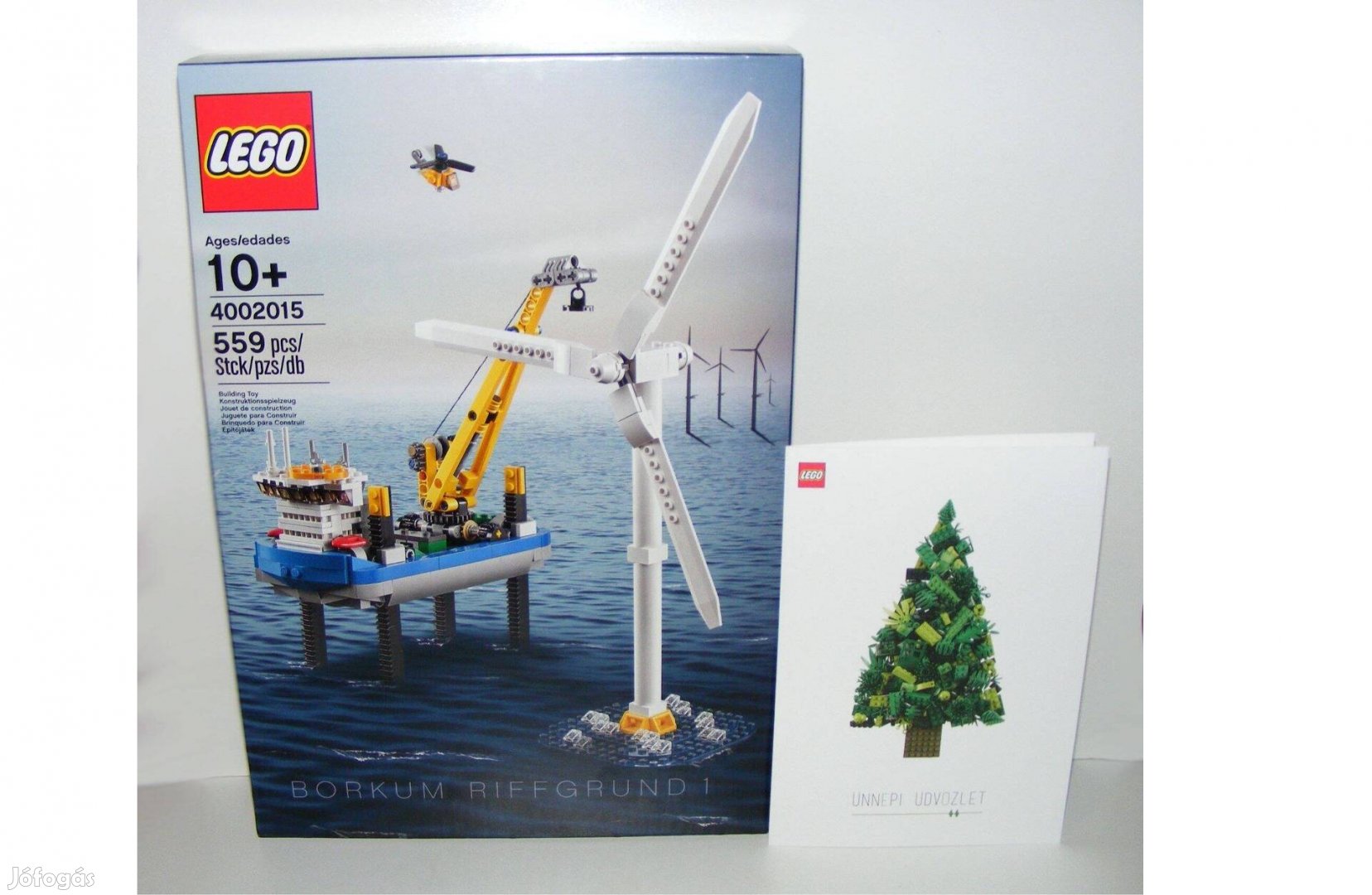 Lego Exclusive 4002015 Dolgozói Borkum Riffgrund 1 Szélturbina +lap Új