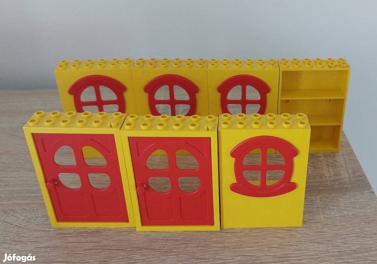 Lego Fabuland ablakok ajtók 7 db