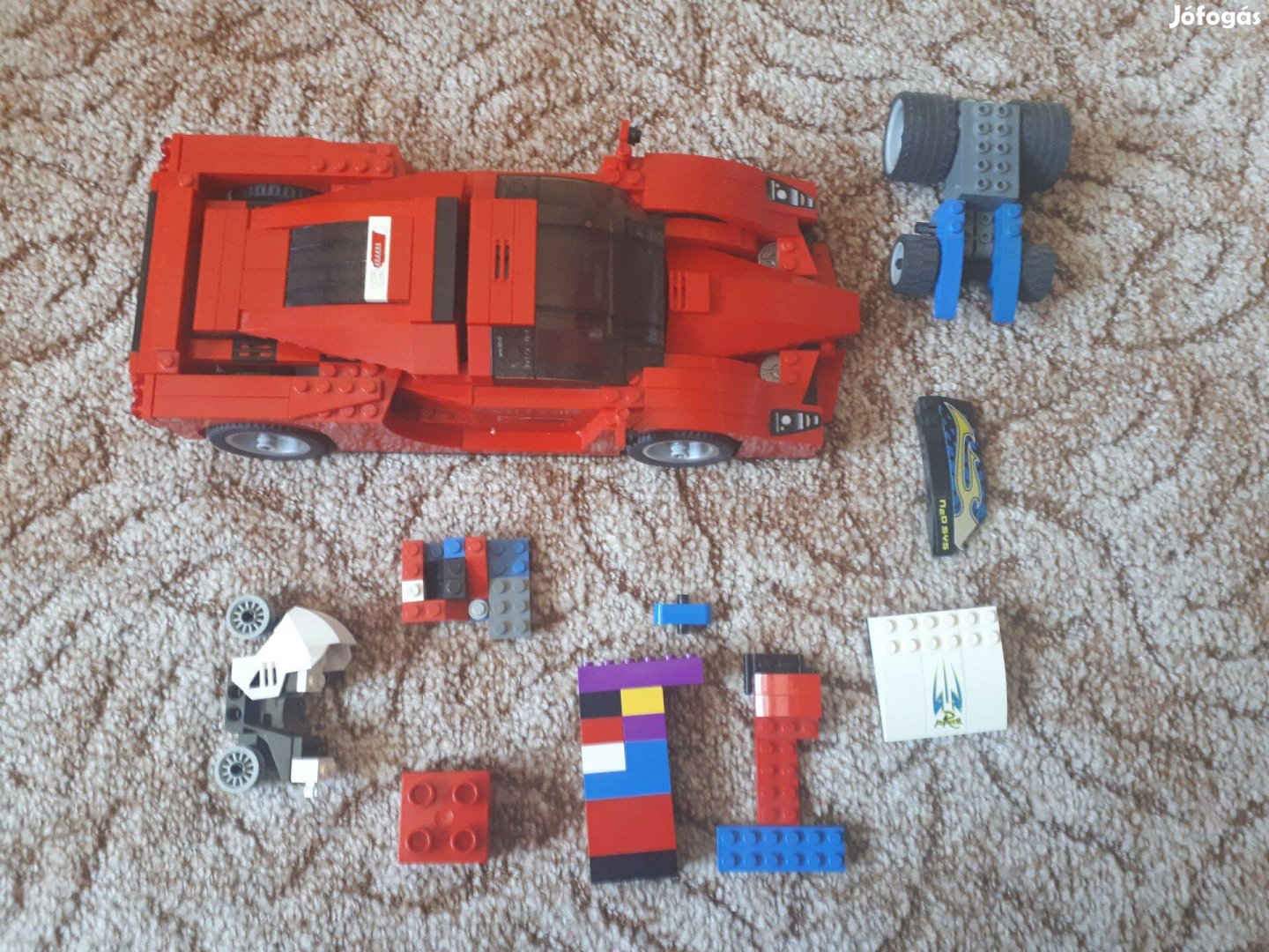 Lego Ferrari Enzo és egyéb Lego darabok