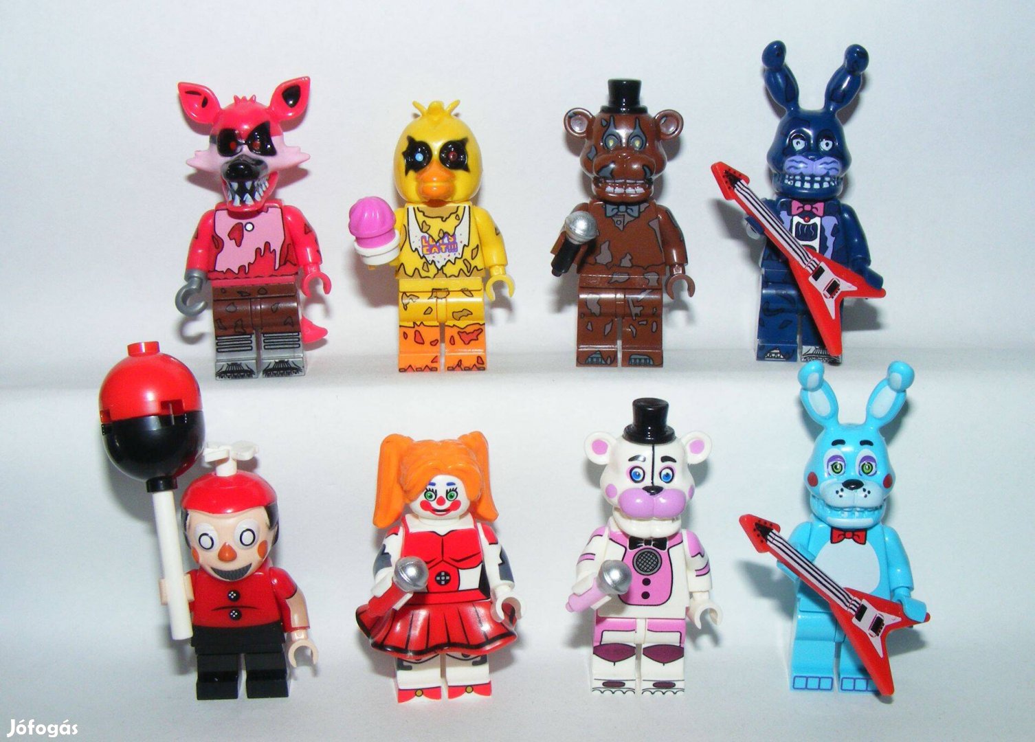 Lego Fnaf Five Nights at Freddys Circus Baby Freddy Bonnie