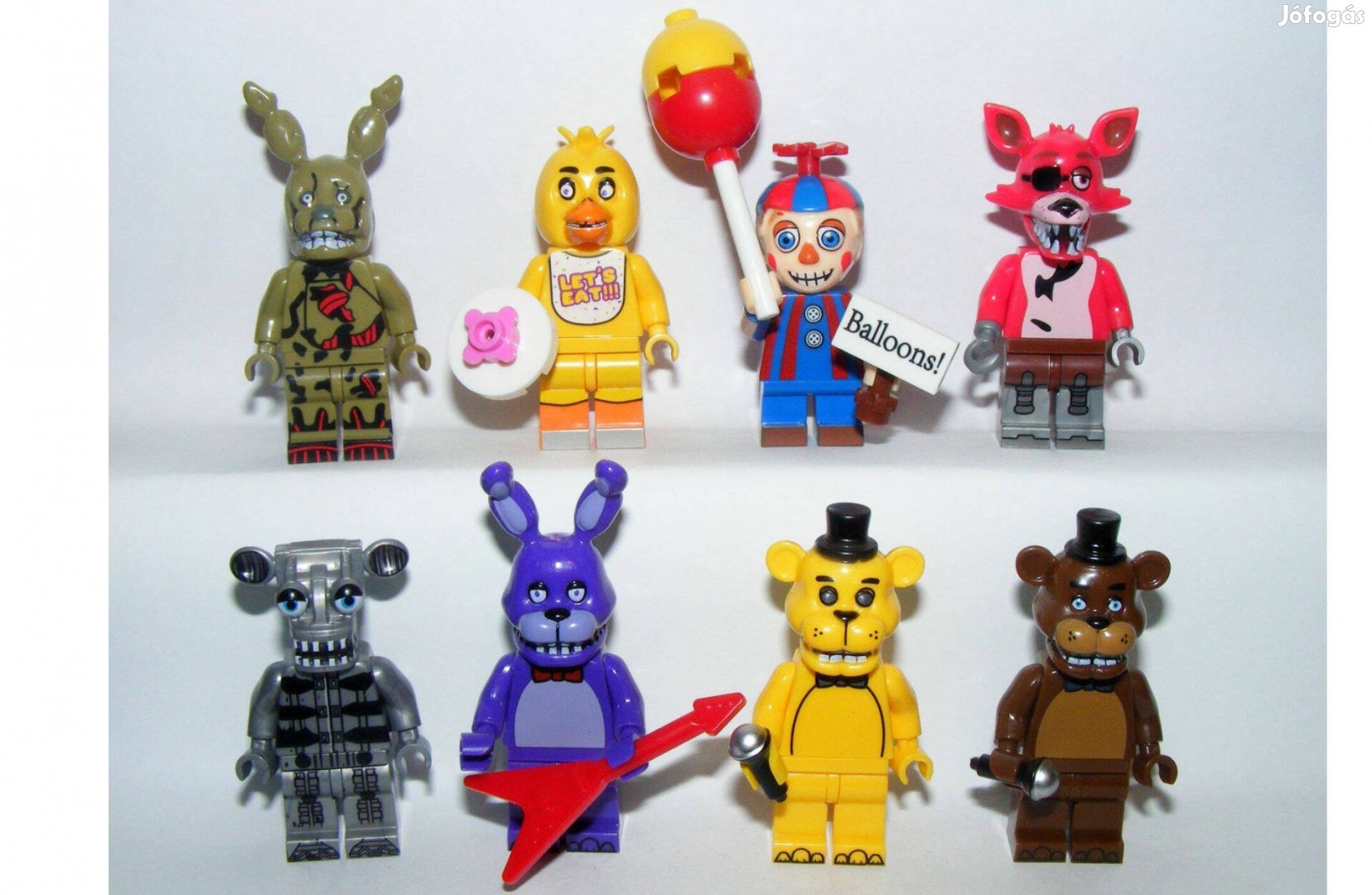 Lego Fnaf Five Nights at Freddy's figurák Animatronic csontváz figura