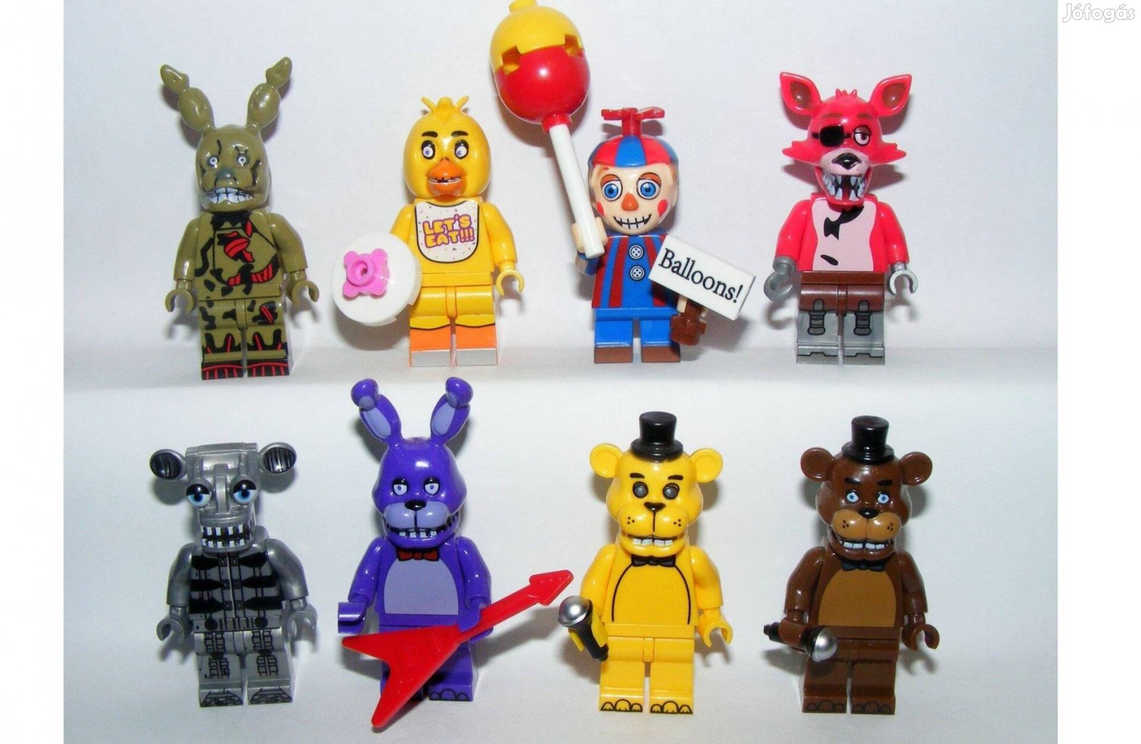 Lego Fnaf Five Nights at Freddy's figurák Animatronic csontváz figura