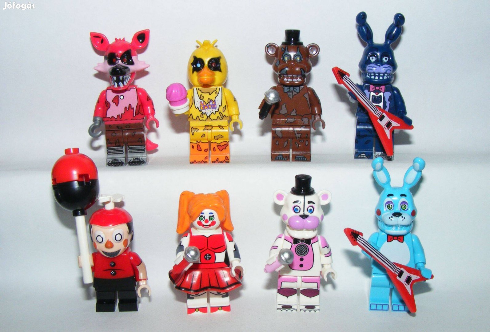 Lego Fnaf Five Nights at Freddys Circus Baby Freddy Foxy Bonnie figura