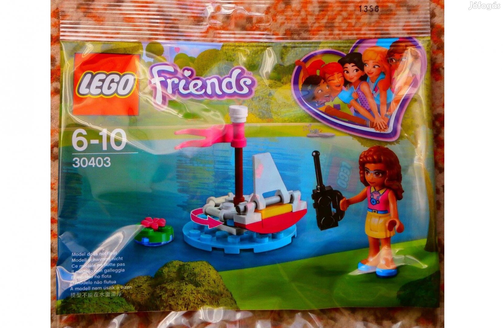 Lego Friends 30403 Olívia távirányítású hajója - Új, bontatlan