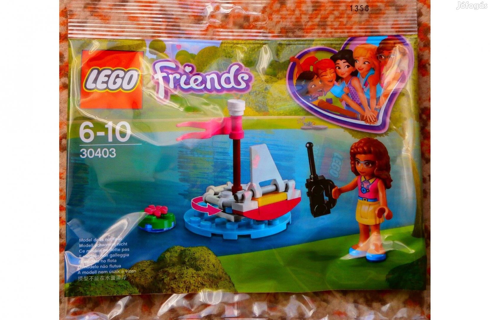 Lego Friends 30403 Olívia távirányítású hajója - Új, bontatlan