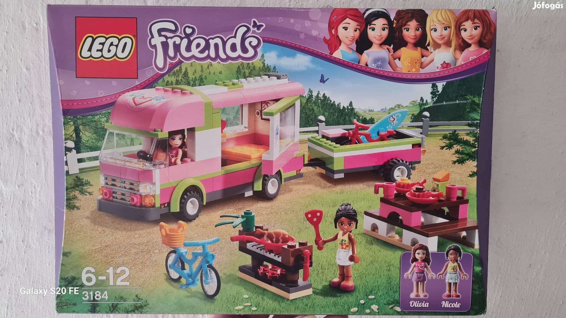 Lego Friends 3184,  Lakóautó, új, bontatlan 