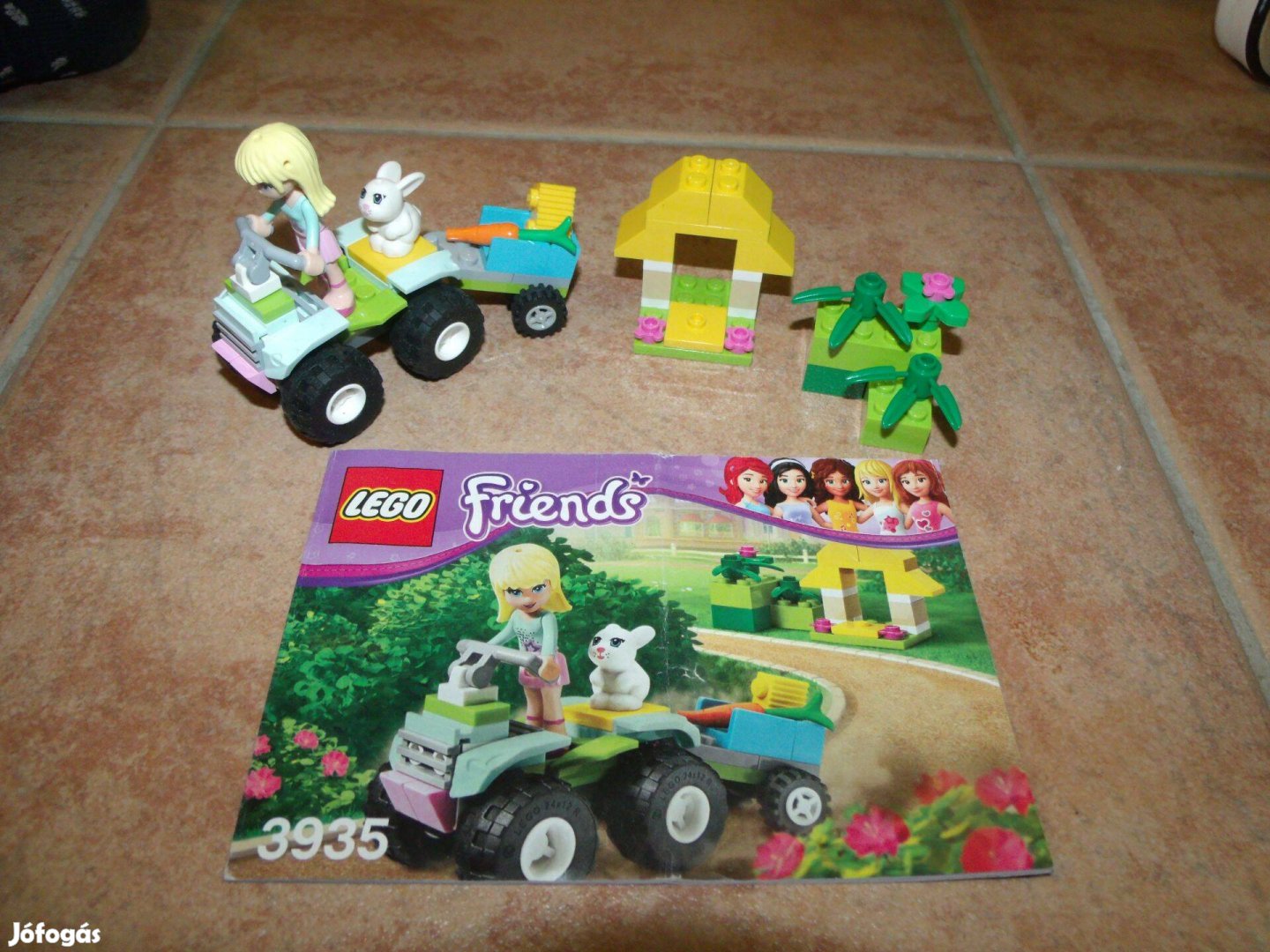 Lego Friends 3935 Stephanie állatmentő küldetése nyuszi quad + leírás